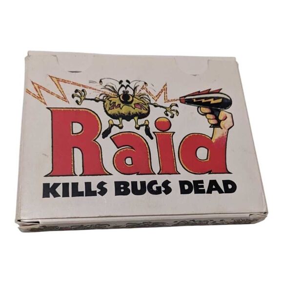 Raid Bug Spray Playing Cards Sealed Decks In Box Vintage - Picture 2 of 4